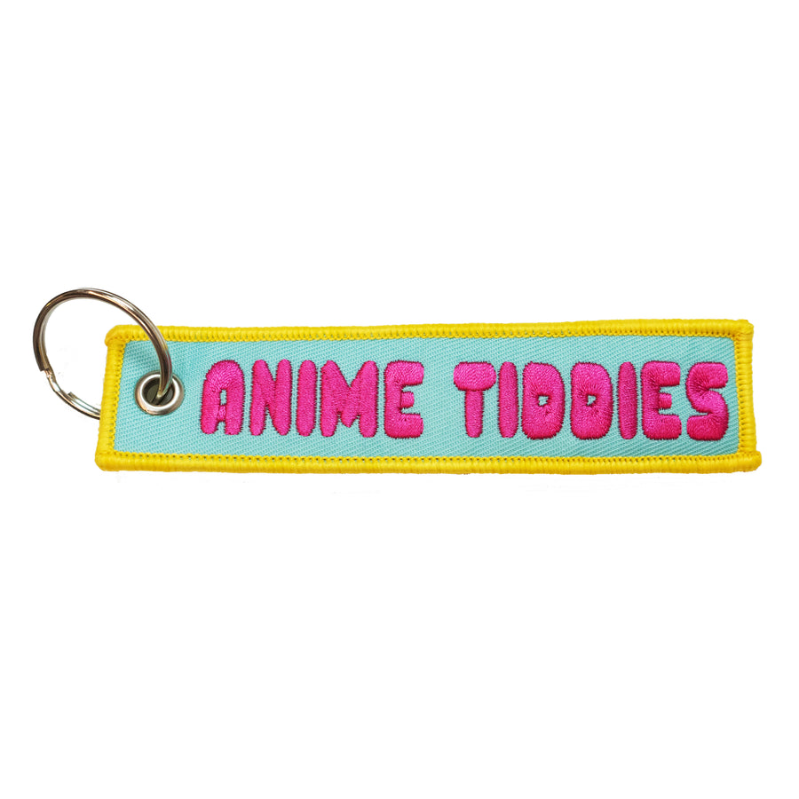Anime Tiddies Flight Tag - Neon