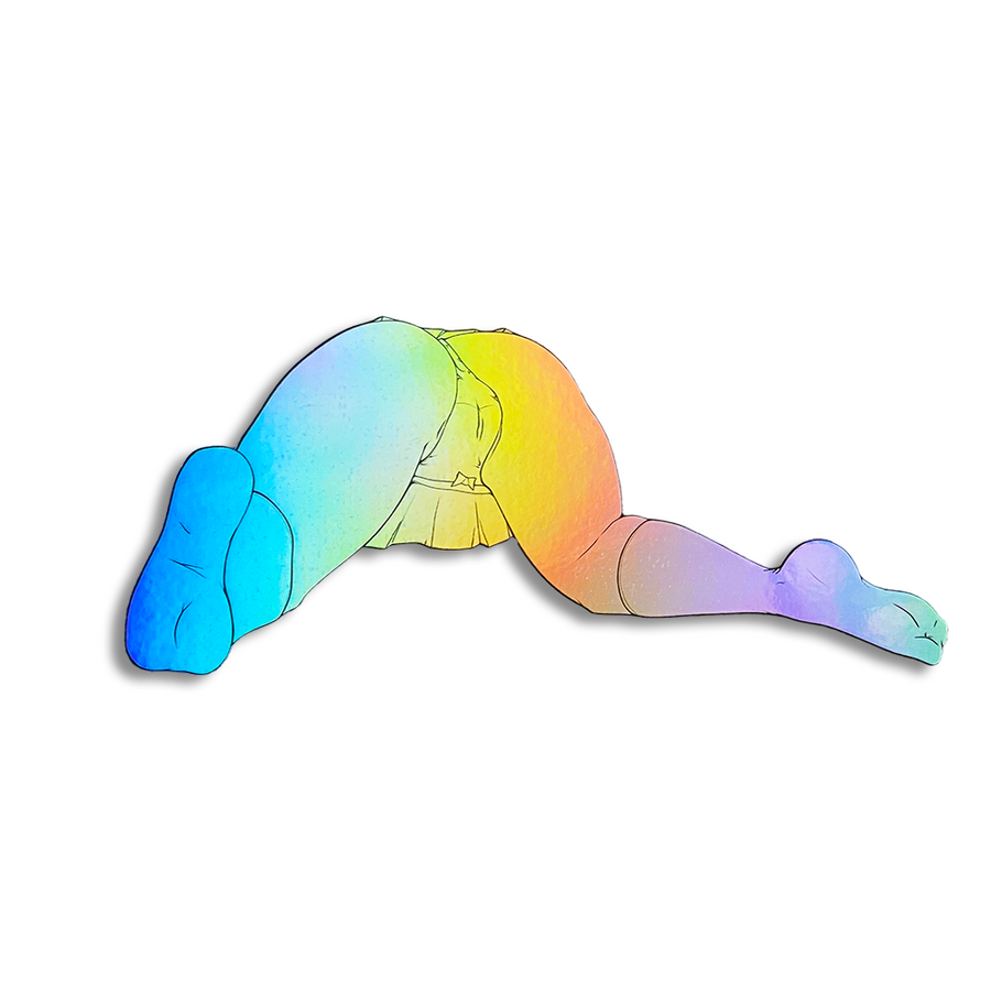 Oops Holographic Sticker